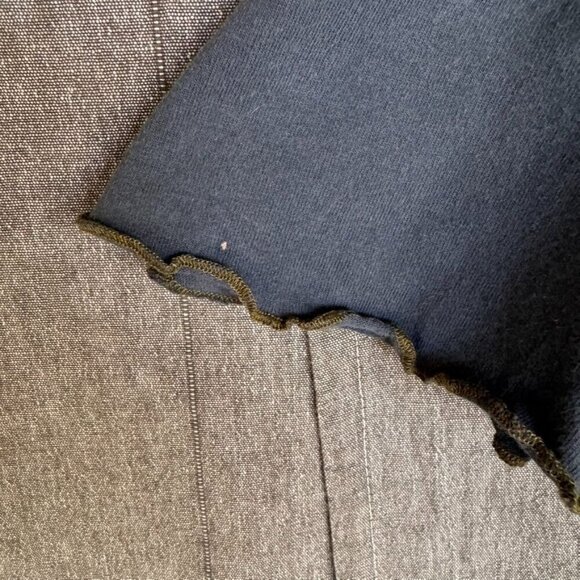 Elisabethan Upcycled Patchwork 3/4 Sleeve Scoop Neck A Line Tunic Top Size Large - Picture 7 of 9